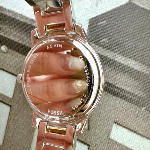 Fossil Jesse Three-Hand Two-Tone Stainless Steel Watch | Model: ES2409